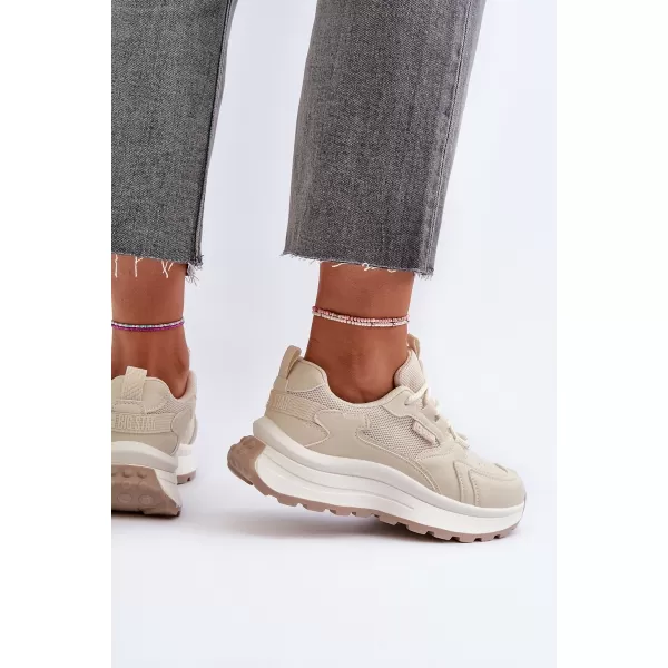  Дамски маратонки BIG STAR NN274A105 BEIGE Big Star Shoes 