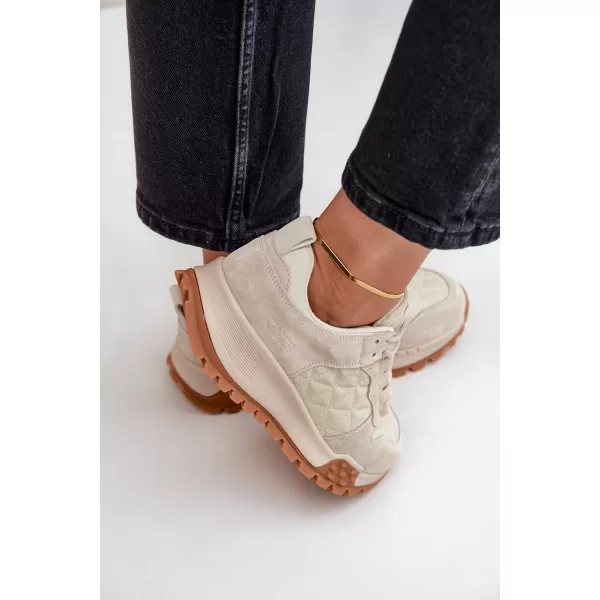  Дамски маратонки BIG STAR OO274A315 BEIGE Big Star Shoes 