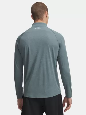 Мъжка тениска UNDER ARMOUR UA TECH TEXTURED 1/2 ZIP 1382797-587 СИНЬО