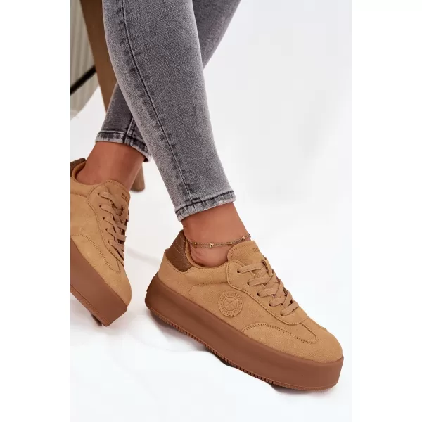 Дамски маратонки BIG STAR SS274762 BROWN/BEIGE Big Star Shoes 