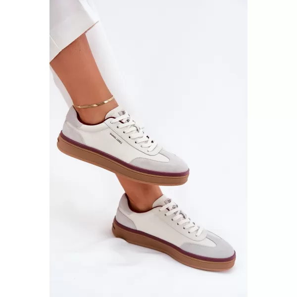  Дамски маратонки LOPEZ JUST DARE SS2D4008 WHITE/GREY Daniel Lopez Just Dare 