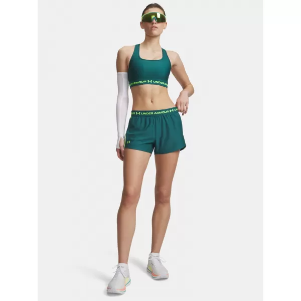  Дамски шорти UNDER ARMOUR TECH PLAY UP SHORTS 1389882-338 ЗЕЛЕНО 