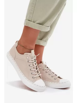 Дамски маратонки BIG STAR TT274387 BEIGE Big Star Shoes