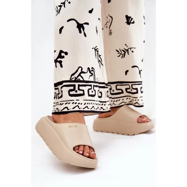  Дамски чехли BIG STAR RR274A569 BEIGE Big Star Shoes 