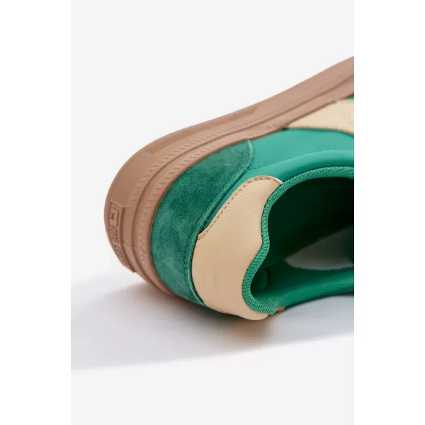  Дамски маратонки BIG STAR TT274163 GREEN Big Star Shoes 