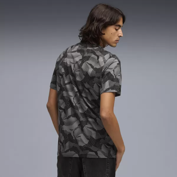  Мъжка тениска PUMA ESS LOGO LAB AOP TEE 692027_01 ПУМА ЧЕРНА 