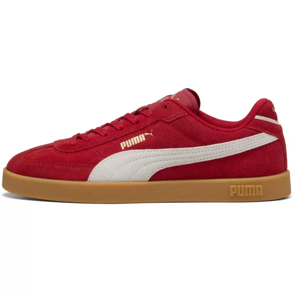  Ботуши PUMA CLUB II ERA SUEDE 400717-08 FORATRED/P.WHITE/ FORATRED/P.WHITE/PUMA GOLD 