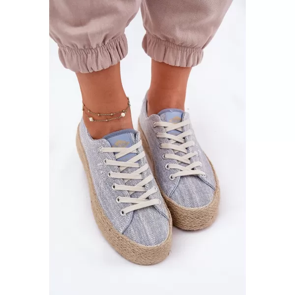  Дамски кецове LEE COOPER LCW-25-02-3284 СВЕТЛО СИНЬО 