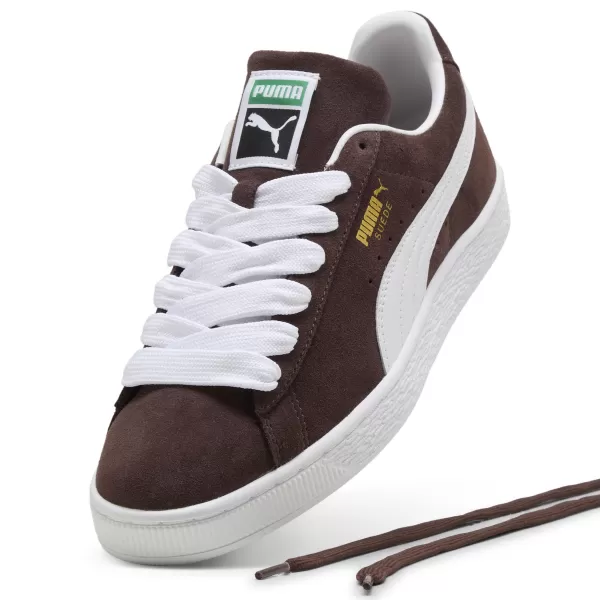  Ботуши PUMA SUEDE CLASSIC 399781_34 CHOCOLATE BROWN/ ШОКОЛАДОВО КАФЯВО/ПУМА БЯЛО 