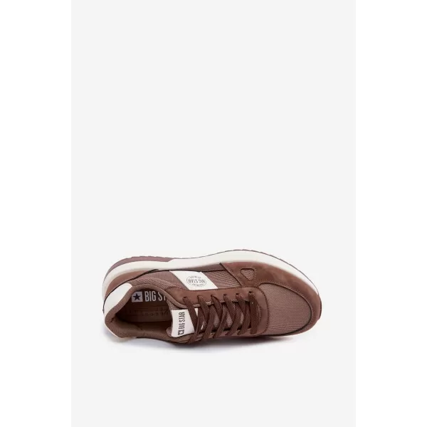  Мъжки маратонки BIG STAR TT174353 BROWN/BEIGE Big Star Shoes 