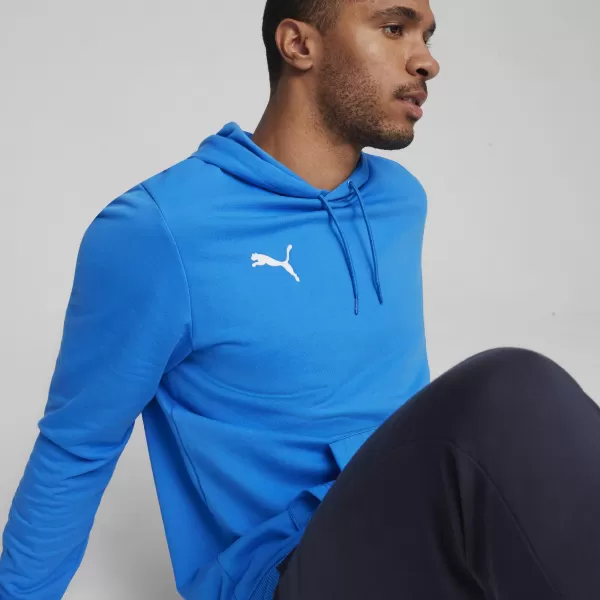  Мъжки суичър PUMA TEAMGOAL CASUALS HOODY 658618_02 IGNITE BLUE/ ЗАПАЛЕТЕ СИНЬО/ПУМА БЯЛО 