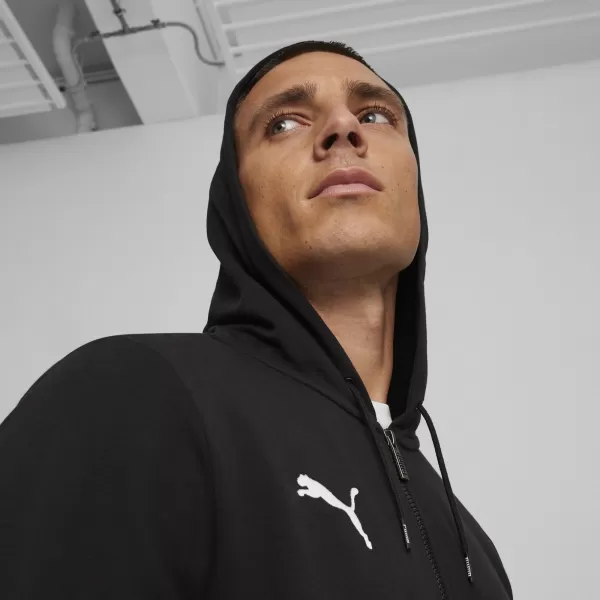  Мъжки суичър PUMA TEAMGOAL CASUALS HOODED JACK 658595_03 ПУМА ЧЕРНА/ПУМА БЯЛА 
