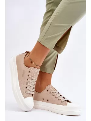 Дамски маратонки BIG STAR LL274969 BEIGE Big Star Shoes