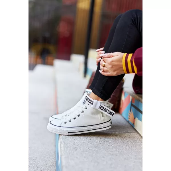  Дамски маратонки BIG STAR GG274027 WHITE Big Star Shoes 