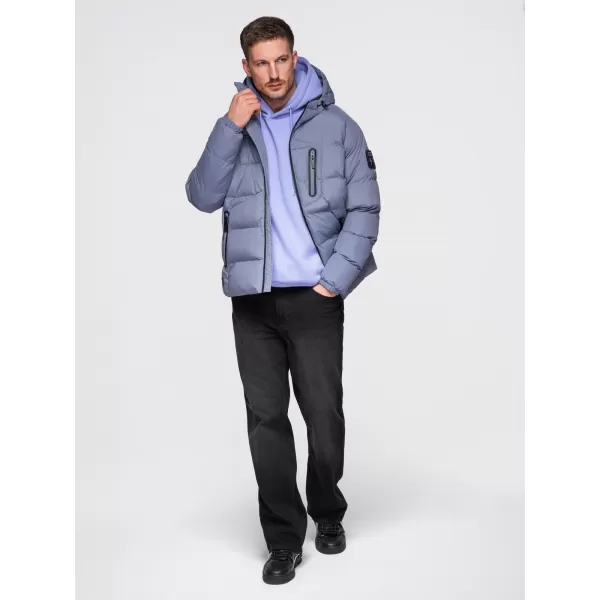  Мъжко яке OMBRE OM-JAHP-0302 ИЗГАСНА ЛИЛАВО 