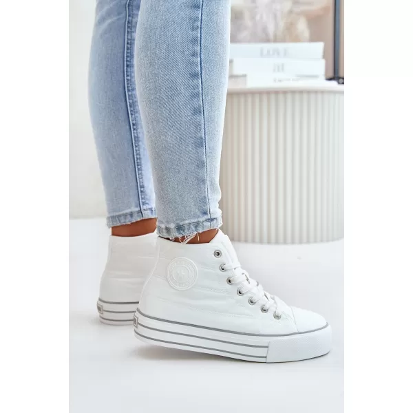  Дамски маратонки BIG STAR OO274A473 WHITE Big Star Shoes 