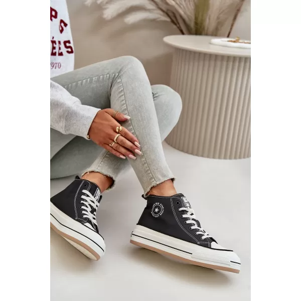  Дамски маратонки BIG STAR OO274062 BLACK Big Star Shoes 