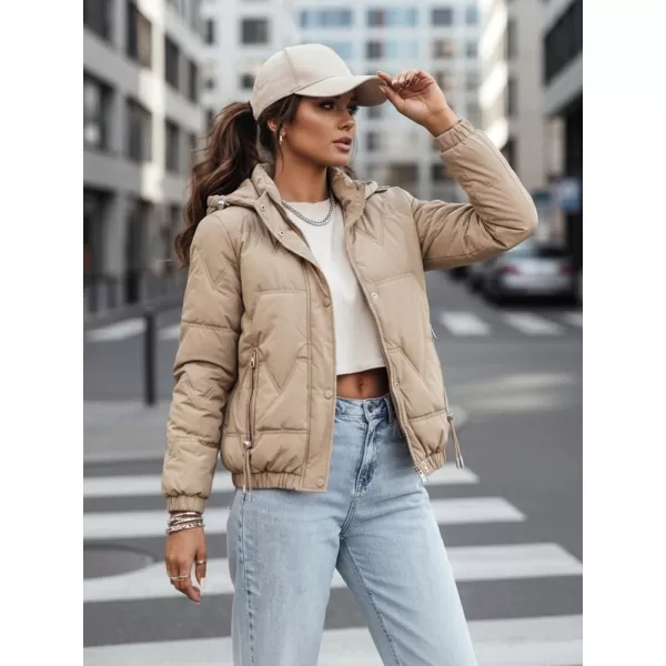  Дамско яке DSTREET TY4177 БЕЖОВО 