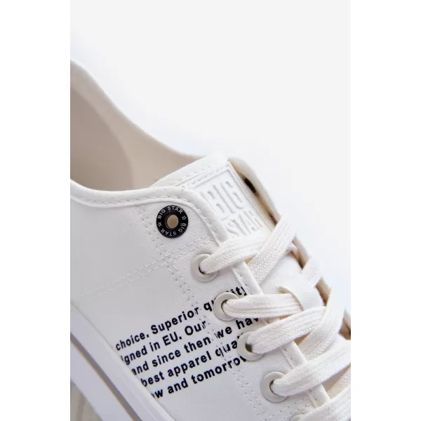  Мъжки кецове BIG STAR LL174204 WHITE Big Star Shoes 