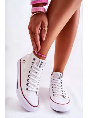 Дамски маратонки BIG STAR DD274332 WHITE Big Star Shoes