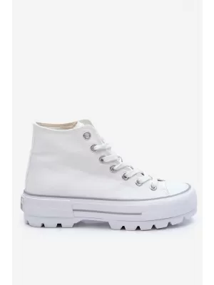 Дамски маратонки BIG STAR LL274156 WHITE Big Star Shoes