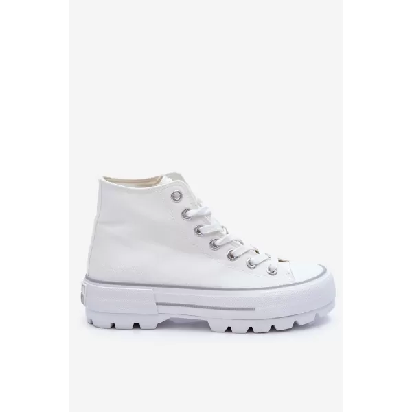  Дамски маратонки BIG STAR LL274156 WHITE Big Star Shoes 