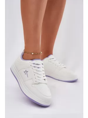 Дамски маратонки BIG STAR RR274A245 WHITE/PURPLE Big Star Shoes
