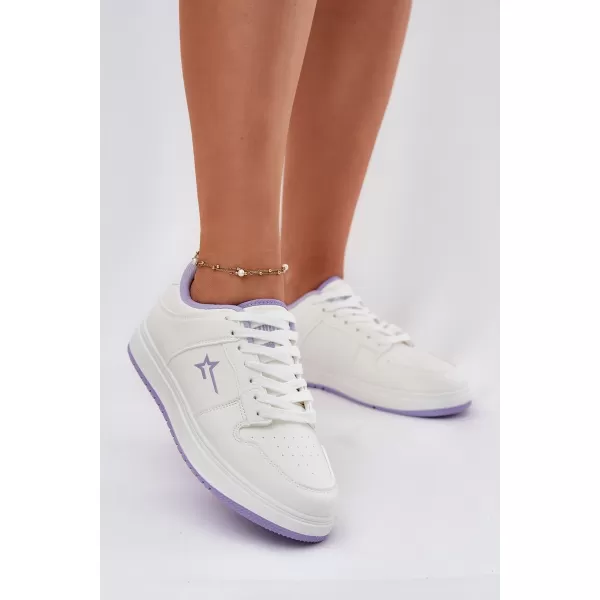  Дамски маратонки BIG STAR RR274A245 WHITE/PURPLE Big Star Shoes 