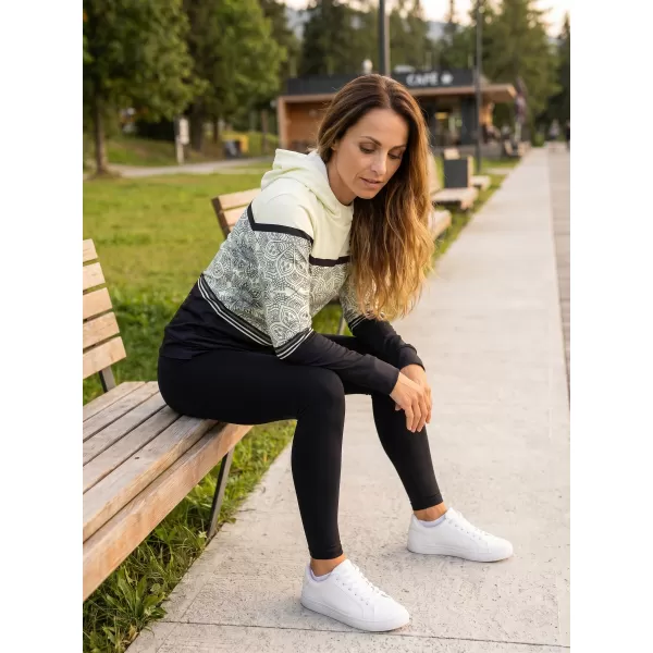  Дамски първокласен функционален суичър ALTISPORT VOJ/ALW023MI01 БЯЛО 