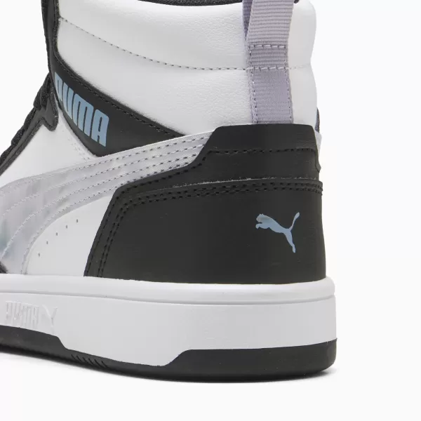  Дамски обувки PUMA REBOUNDV6MIDSPACEBELLEJR 402768-02 PUMA BLACK/LILAC CRUSH/WHITE 