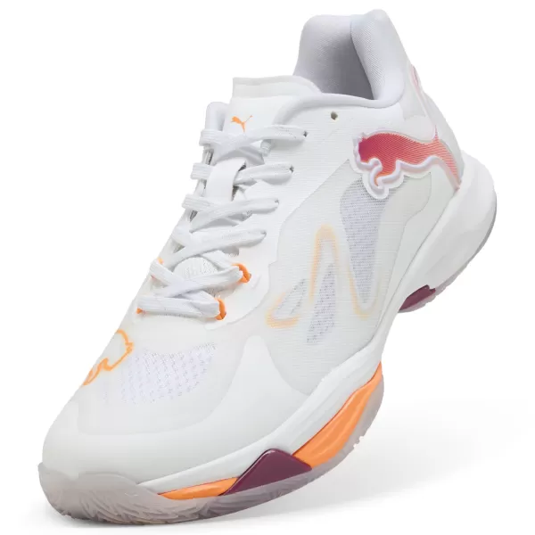  Дамски обувки PUMA VANTAGE NITRO W+ 108563-01 БЯЛ/ЯГОДЕН/ТОПЪЛ ОГЪН/ЛЮЛЯК 