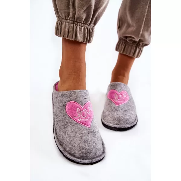  Дамски чехли BIG STAR KK276020 GREY/PINK Big Star Shoes 
