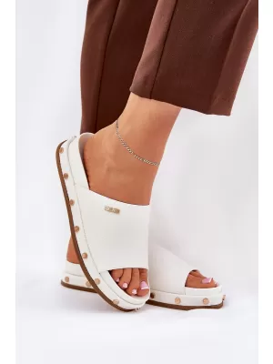 Дамски чехли BIG STAR RR274216 WHITE Big Star Shoes