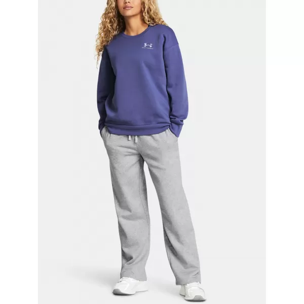  Дамски спортен панталон UNDER ARMOUR UA RIVAL FLC STRAIGHT PANT 1381847-011 СИВО 
