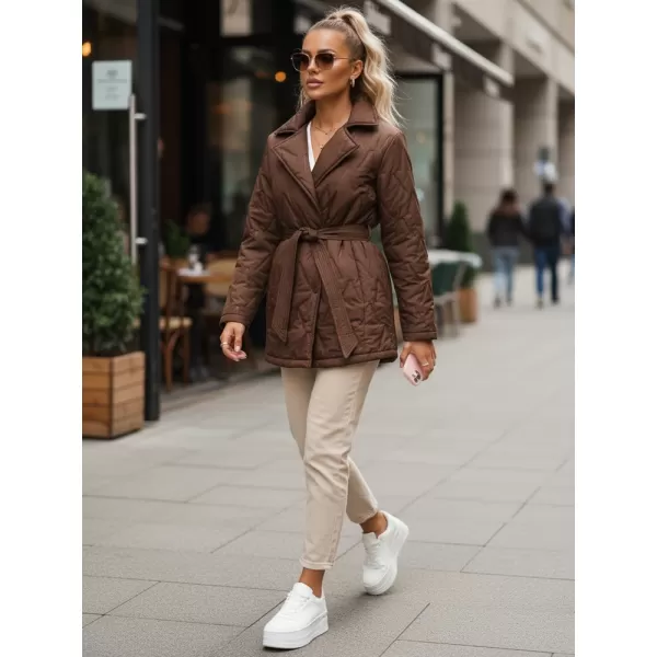  Дамско яке DSTREET TY5586 КАФЯВО 