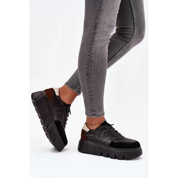  Дамски кецове VINCEZA 58565 ЧЕРЕН 