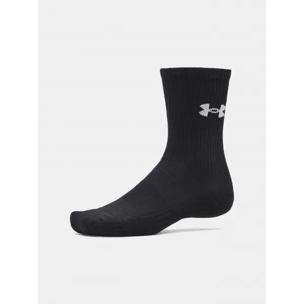  Чорапи UNDER ARMOUR PERFORMANCE COTTON 3P CRW 6009685-008 ЧЕРЕН 