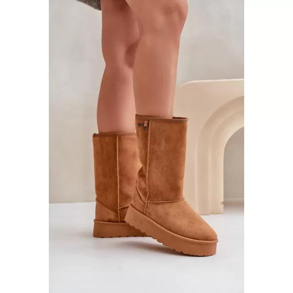  Дамски обувки BIG STAR OO274893 КАФЯВО/БЕЖО Big Star Shoes 