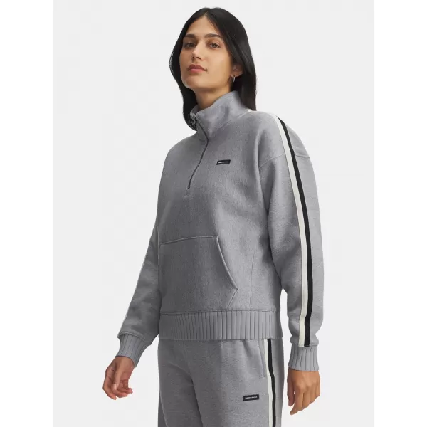  Дамски суичър UNDER ARMOUR ICON HWT FLEECE HZ 6004850-011 СИВО 