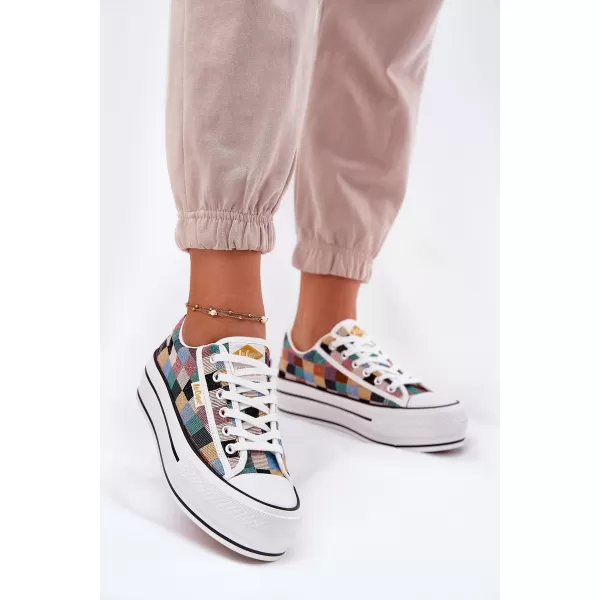  Дамски кецове LEE COOPER LCW-25-31-3441L ЧЕРЕН 