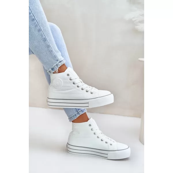  Дамски маратонки BIG STAR OO274A473 WHITE Big Star Shoes 