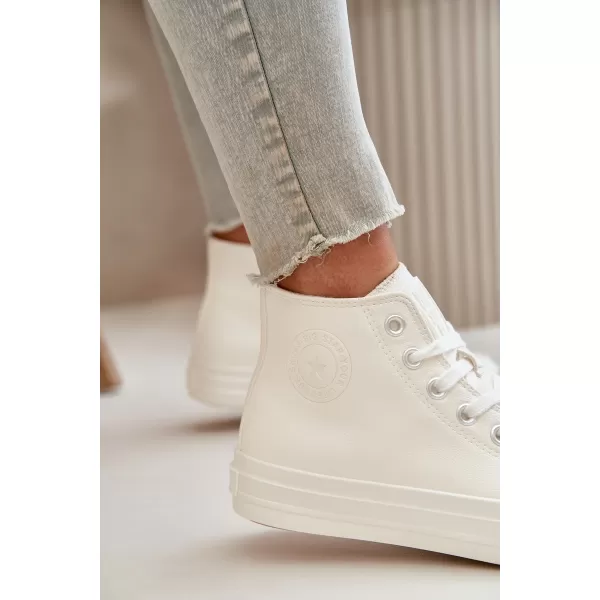  Дамски маратонки BIG STAR OO274932 WHITE Big Star Shoes 