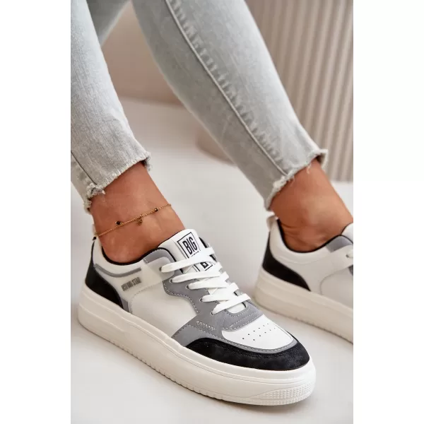  Дамски маратонки BIG STAR OO274028 WHITE Big Star Shoes 