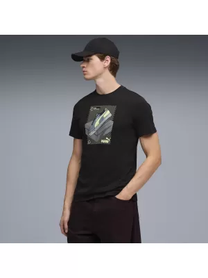 Мъжка тениска PUMA GRAPHIC TEE 691777_01 ПУМА ЧЕРНА