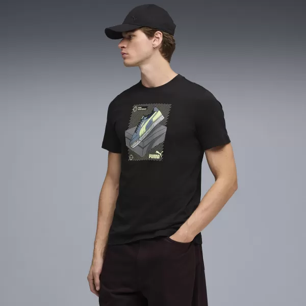  Мъжка тениска PUMA GRAPHIC TEE 691777_01 ПУМА ЧЕРНА 