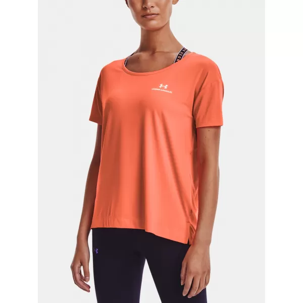  Дамска тениска UNDER ARMOUR UA RUSH ENERGY SS ОРАНЖЕВО 