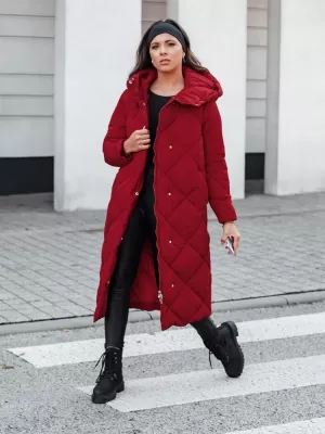 Дамско палто DSTREET TY5479 БОРДО