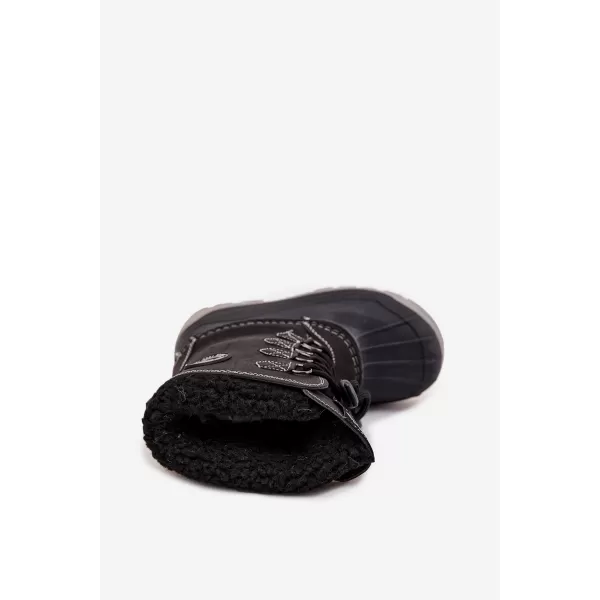  Детски зимни обувки LEE COOPER LCJ-25-44-3943K ЧЕРЕН 
