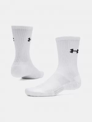 Чорапи UNDER ARMOUR PERFORMANCE COTTON 3P CRW 6009685-100 БЯЛО