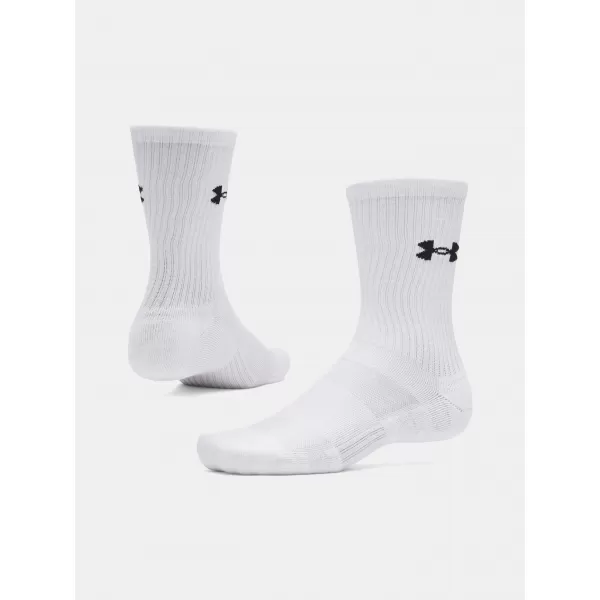  Чорапи UNDER ARMOUR PERFORMANCE COTTON 3P CRW 6009685-100 БЯЛО 
